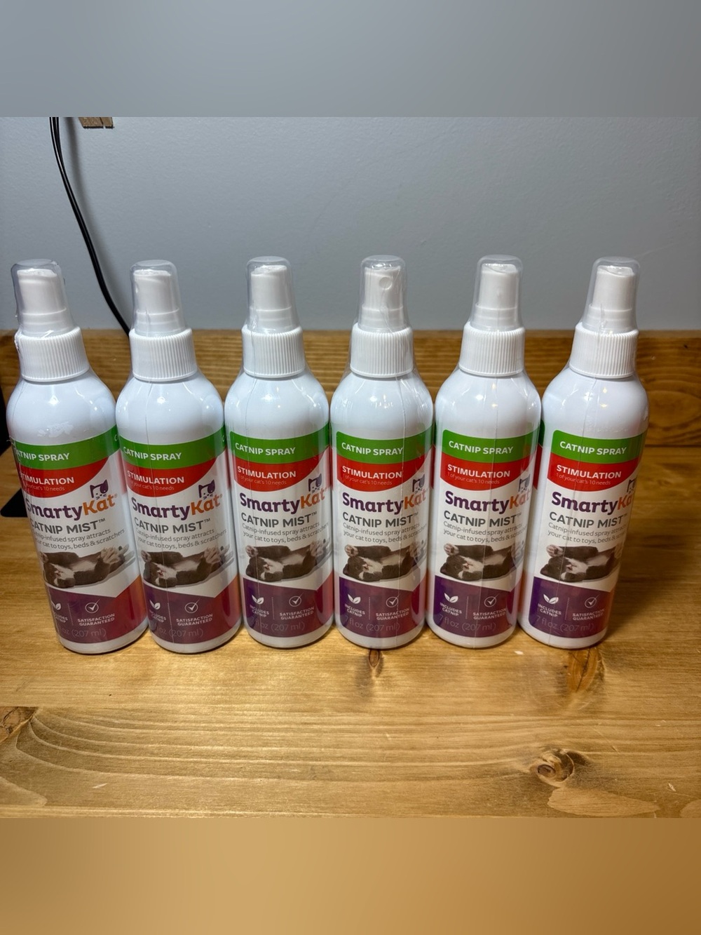 Smarty Kat Spray for Cats & Kittens Stimulant Safe for Pets 7oz Pack of 6 Sealed